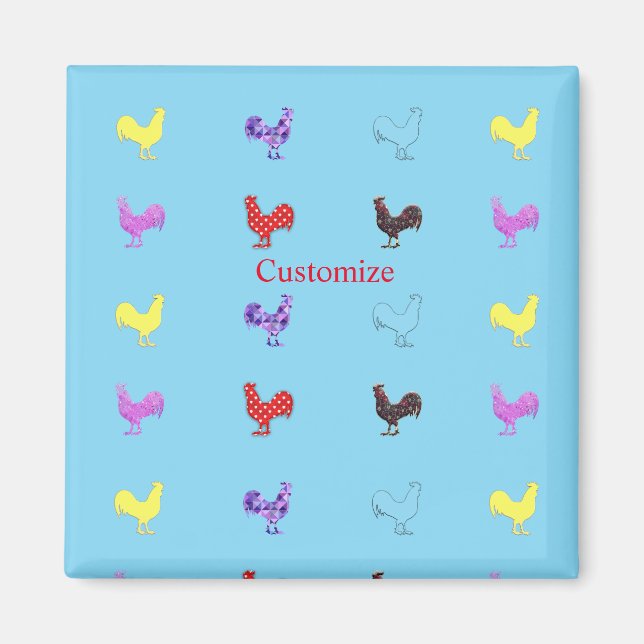 Chicken Hens  Thunder_Cove Magnet (Front)