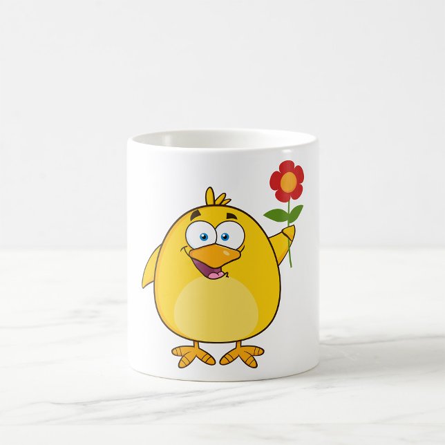 Chicken Holding A Flower Mug (Creator Uploaded)
