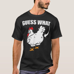 Chicken I Butt Farm Hatching Egg Hen Fun Vegan Veg T-Shirt