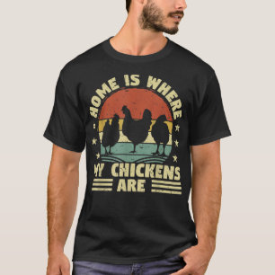 Chicken I Just Want To Drink Coffee Pet My Chicken T-Shirt