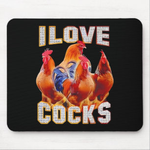 Chicken I Love S Mouse Mat