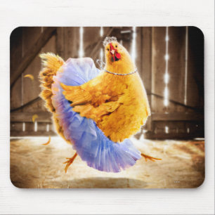 Chicken in a Tutu Mouse Mat