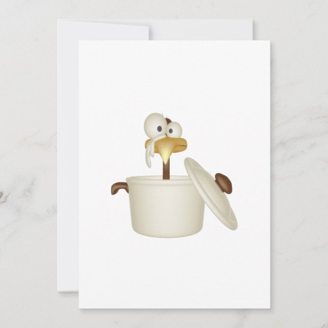 Chicken In Soup Invitation (Front)