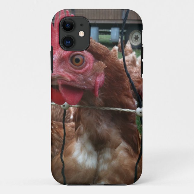 Chicken Is Watching You Case-Mate iPhone Case (Back)