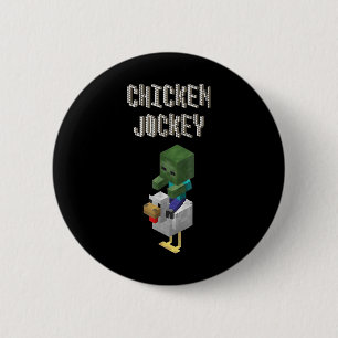 Chicken Jockey 2025  6 Cm Round Badge
