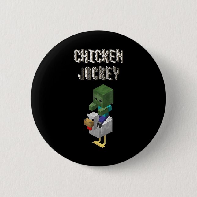 Chicken Jockey 2025  6 Cm Round Badge (Front)
