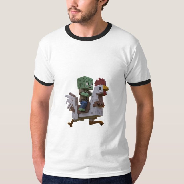 Chicken Jockey Essential T-Shirt (Front)