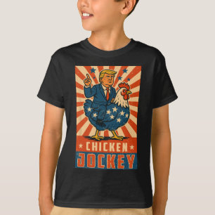 Chicken Jockey Trump Funny Meme 10 T-Shirt