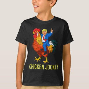 Chicken Jockey Trump Funny Meme 4 T-Shirt