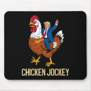 Chicken Jockey Trump Funny Meme 6  Mouse Mat