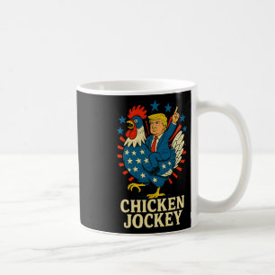 Chicken Jockey Trump Funny Meme  Coffee Mug