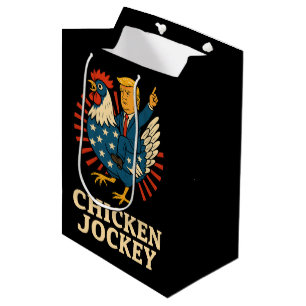 Chicken Jockey Trump Funny Meme Medium Gift Bag