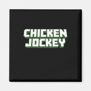 Chicken Jockey Video Game Viral Gamer Meme Costume Magnet