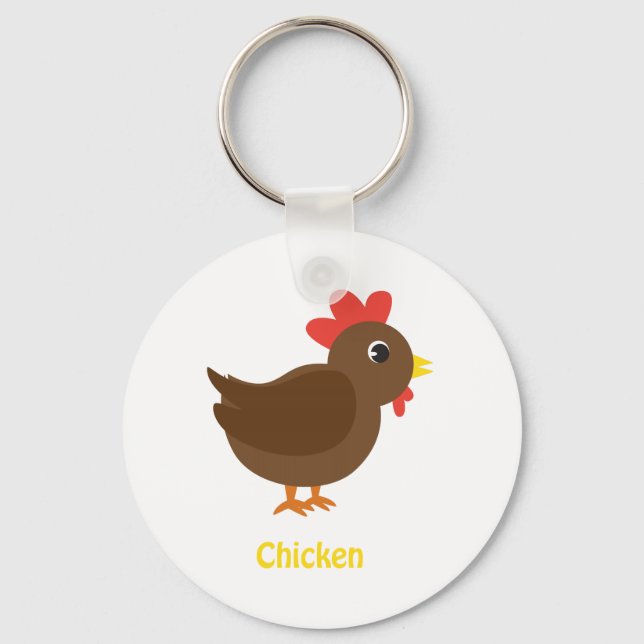 Chicken Key Ring (Front)