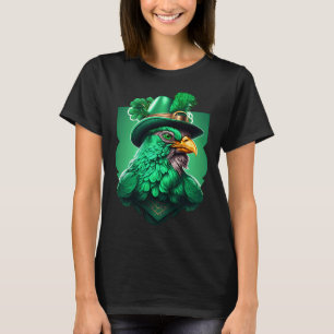 Chicken Leprechaun St Patrick's Day Bird T-Shirt