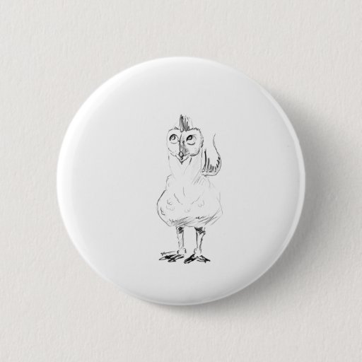 Image of Chicken Lizard 6 Cm Round Badge