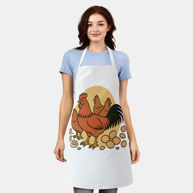 Chicken Lover Apron (Worn)