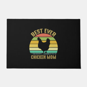 Chicken Lover   Best Ever Chicken Mom Doormat