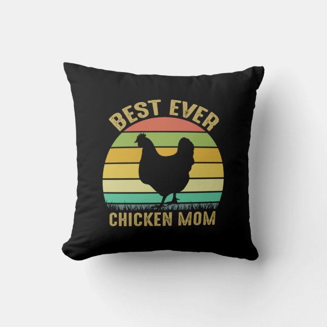 Chicken Lover | Best Ever Chicken Mum Cushion (Front)