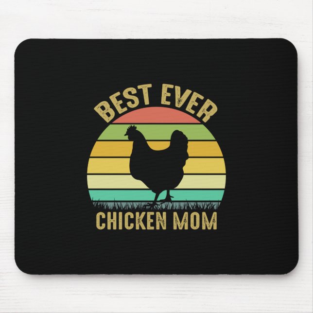 Chicken Lover | Best Ever Chicken Mum Mouse Mat (Front)