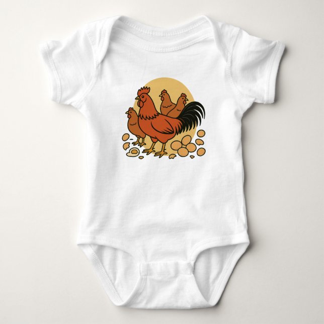 Chicken Lover Bodysuit  (Front)