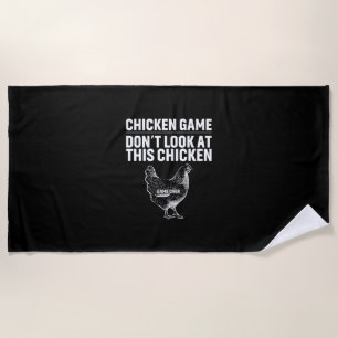 Chicken Lover   Chicken Game Beach Towel
