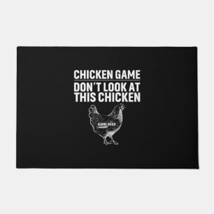 Chicken Lover Chicken Game Doormat