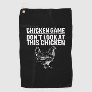 Chicken Lover   Chicken Game Golf Towel