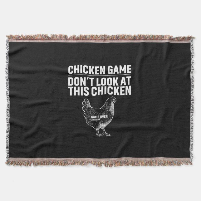 Chicken Lover | Chicken Game Throw Blanket (Front)