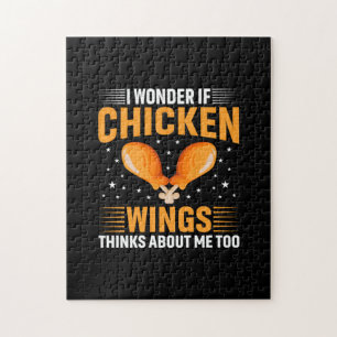 Chicken Lover Chicken Wing Jigsaw Puzzle