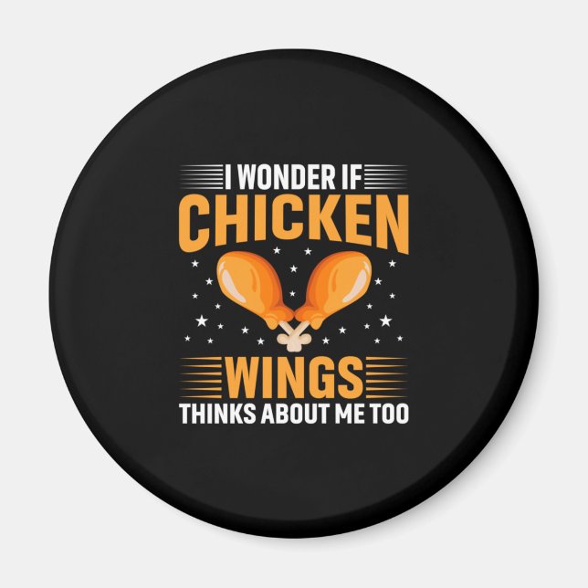 Chicken Lover | Chicken Wing Magnet (Front)