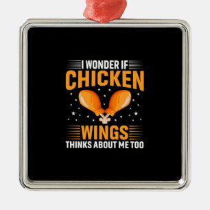 Chicken Lover Chicken Wing Metal Tree Decoration