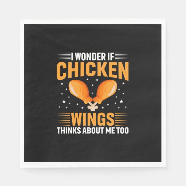 Chicken Lover | Chicken Wing Napkin (Front)