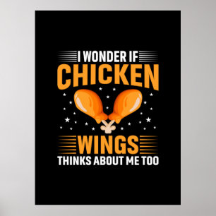 Chicken Lover Chicken Wing Poster