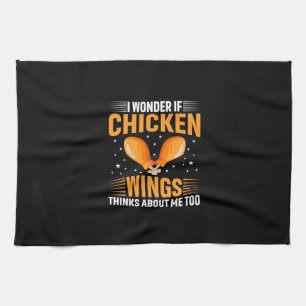 Chicken Lover   Chicken Wing Tea Towel