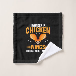 Chicken Lover Chicken Wing Wash Cloth