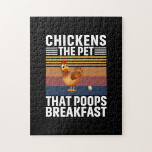 Chicken Lover Chickens The Pet Jigsaw Puzzle