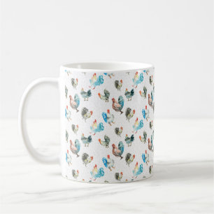 Chicken Lover Country Hens Coffee Mug