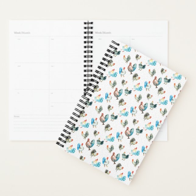 Chicken Lover Country Hens Planner (Display)