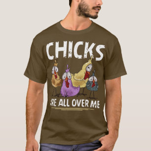 Chicken Lover Farmer Easter Basket Chicks T-Shirt