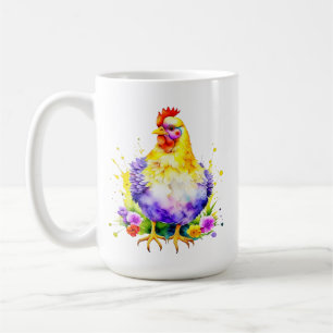Chicken Lover Fuelled by Coffee Coffee Mug