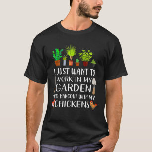 Chicken Lover Funny Gardening For Men Women, Garde T-Shirt