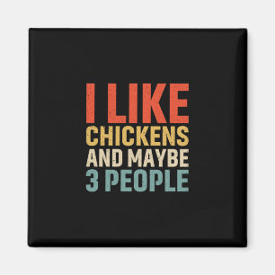 Chicken Lover   I Like Chickens Magnet