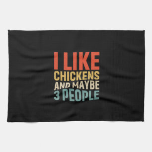 Chicken Lover   I Like Chickens Tea Towel