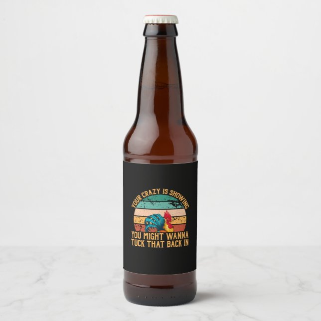 Chicken Lover | You Might Wanna Tuck Beer Bottle Label (Front)