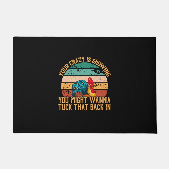 Chicken Lover | You Might Wanna Tuck Doormat (Front)
