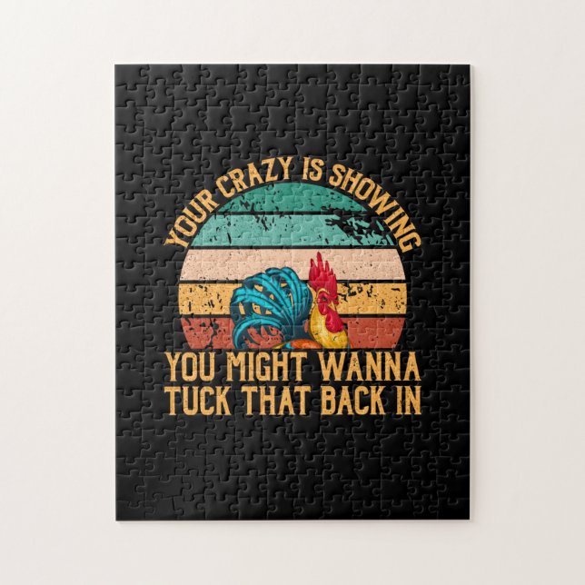 Chicken Lover | You Might Wanna Tuck Jigsaw Puzzle (Vertical)