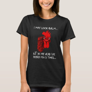 Chicken Lovers For Crazy Chicken Lady Gift Rooster T-Shirt