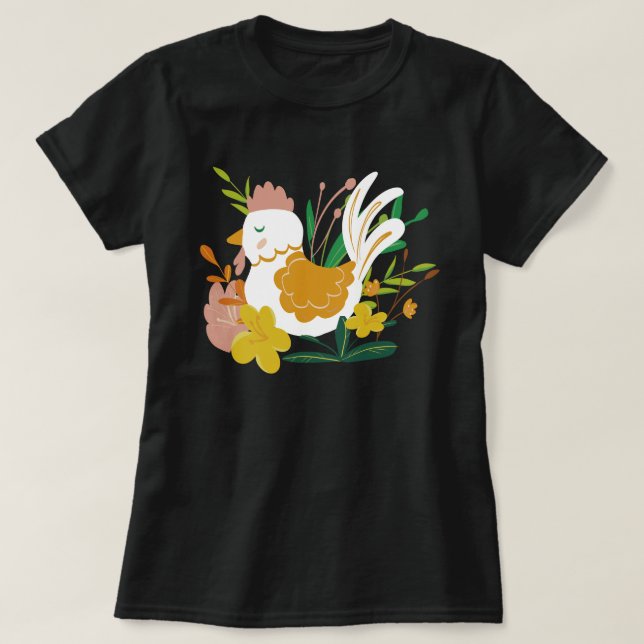chicken lovers t shirt (Design Front)