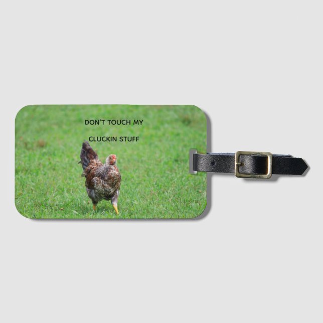 Chicken Luggage Tag (Front Horizontal)